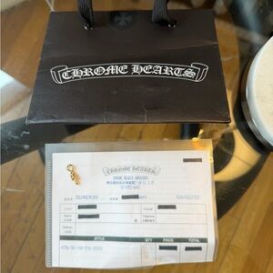 Chrome Hearts Tiny E 22kt Dagger Pendant